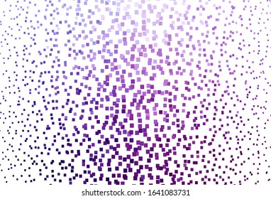 Light Purple, Pink vector backdrop with rhombus. Decorative design in abstract style with rectangles. Pattern can be used for websites.