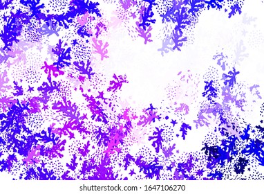 Light Purple, Pink vector backdrop with memphis shapes. Illustration with colorful gradient shapes in abstract style. Best smart design for your business.