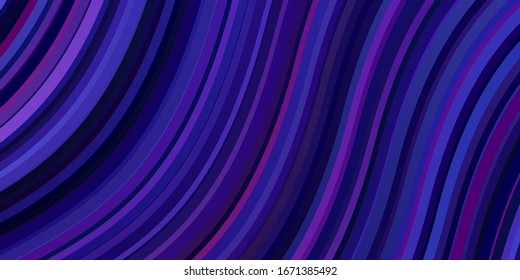 Fondo vector rosa claro con arco circular. Ilustración en estilo abstracto con degradado curvado. Plantilla para el diseño de la interfaz de usuario.