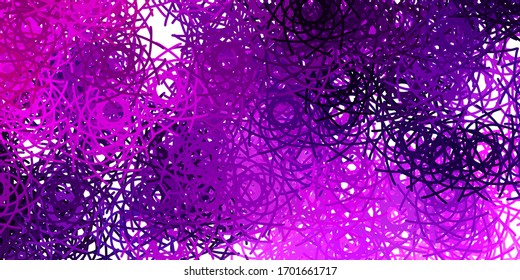 Fondo vector claro púrpura, rosa con formas caóticas. Formas abstractas y coloridas con degradado de estilo sencillo. Diseño moderno para sus anuncios.