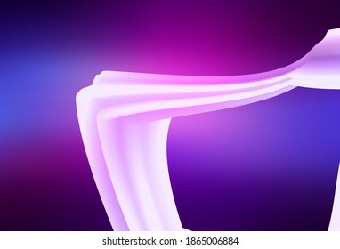 Light Purple, Pink vector backdrop with wry lines. Geometric illustration in abstract style with gradient.  A completely new template for your design.