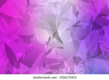 Light Purple, Pink vector backdrop with polygonal shapes. Simple colorful illustration with abstract gradient shapes. Background for a cell phone.