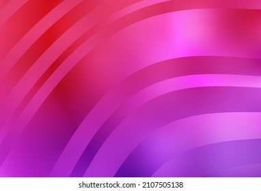 Light Purple, Pink vector backdrop with wry lines. A completely new colorful illustration in simple style. Pattern for your design.