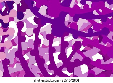 Light Purple, Pink vector backdrop with memphis shapes. Simple colorful illustration with abstract gradient shapes. Background for a cell phone.