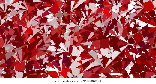 Light Purple, Pink vector backdrop with triangles, lines. Outstanding abstract illustration with range of colorful triangles. Design for your wallpapers.