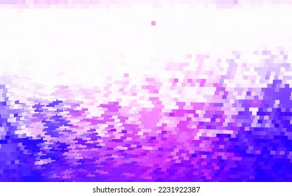Light Purple, Pink vector backdrop with rhombus. Illustration with set of colorful rectangles. Best design for your ad, poster, banner.