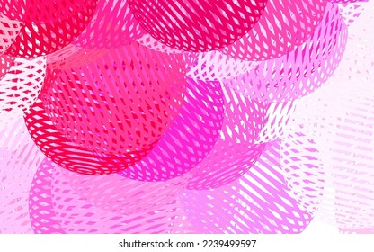Púrpura claro, fondo vector rosa con formas memphis. Diseño decorativo en estilo abstracto con formas aleatorias. Diseño sencillo para su sitio web.