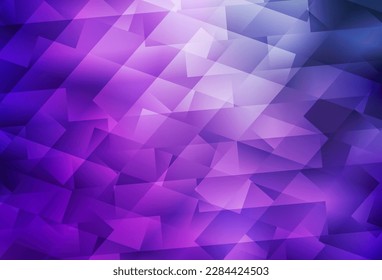 Light Purple, Pink vector backdrop with rhombus. Abstract gradient illustration with rectangles. Pattern for busines ad, booklets, leaflets