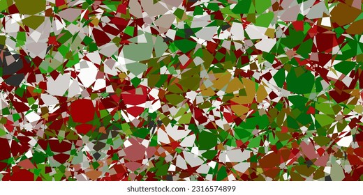Púrpura claro, fondo vector rosa con triángulos, líneas. Ilustración abstracta sobresaliente con una gama de triángulos coloridos. Iniciar diseño para el insperarión.