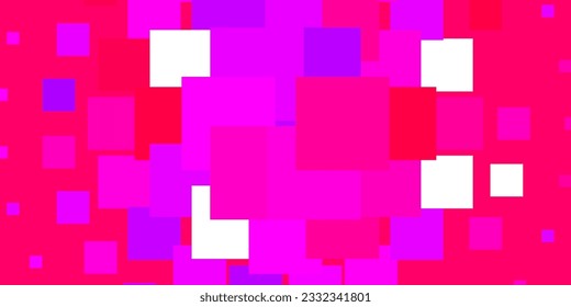 Púrpura claro, fondo vector rosa con rectángulos. Ilustración de gradiente abstracto con rectángulos coloridos. Plantilla moderna para su página de inicio.
