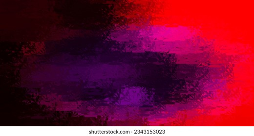 Púrpura claro, fondo vector rosa con triángulos, líneas. Formas triangulares con gradiente colorido en estilo abstracto. Patrón de fondo de pantalla.
