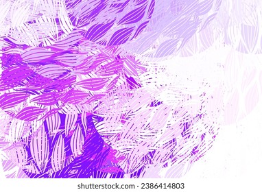 Light Purple, Pink vector backdrop with memphis shapes. Decorative design in abstract style with random forms. Elegant design for wallpapers.