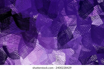 Light Purple, Pink vector backdrop with memphis shapes. Modern abstract illustration with colorful random forms. Simple design for your web site.