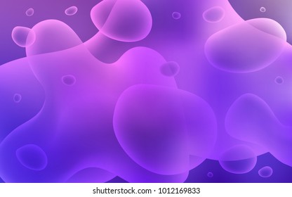 Light Purple, Pink vector background with abstract circles. Shining crooked illustration in memphis style. The best blurred design for your business.