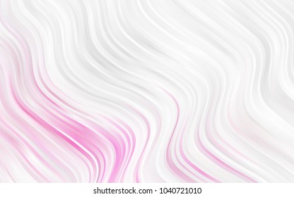 Light Purple, Pink vector background with lava shapes. Shining illustration, which consist of blurred lines, circles. A completely new template for your business design.