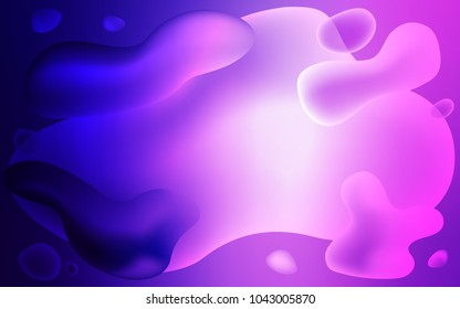 Light Purple, Pink vector background with abstract circles. An elegant bright illustration with gradient. New composition for your brand book.