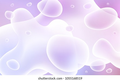 Light Purple, Pink vector background with lamp shapes. An elegant bright illustration with gradient. A completely new template for your business design.