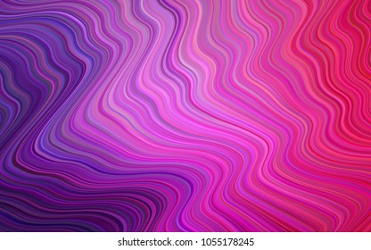 Light Purple, Pink vector background with abstract circles. Shining crooked illustration in marble style. Brand-new design for your ads, poster, banner.