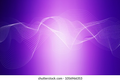 Light Purple, Pink vector background with bubbles. Illustration with set of shining colorful abstract circles. Completely new template for your brand book.