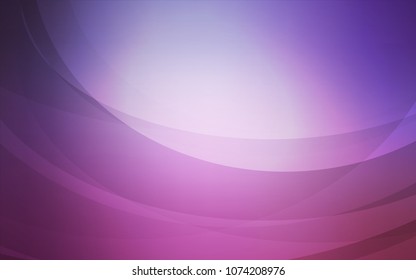 Light Purple, Pink vector background with bent lines. Colorful illustration in abstract marble style with gradient. New composition for your brand book.