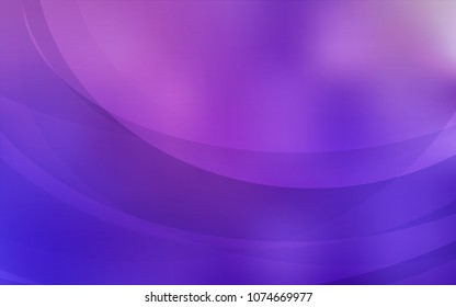 Light Purple, Pink vector background with bubble shapes. A sample with blurred bubble shapes. A completely new memphis design for your business.