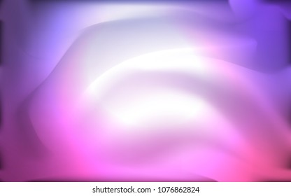 Light Purple, Pink vector background with bent lines. Creative illustration in halftone marble style with gradient. Textured wave pattern for backgrounds.