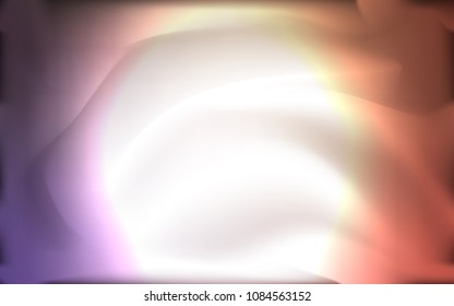 Light Purple, Pink vector background with bent lines. Shining illustration, which consist of blurred lines, circles. A completely new memphis design for your business.