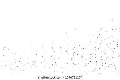 Light Purple, Pink vector  background with bubbles. Blurred decorative design in abstract style with bubbles. Completely new template for your brand book.