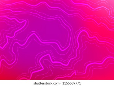 Light Purple, Pink vector background with straight lines. Lines on blurred abstract background with gradient. The pattern can be used for websites.