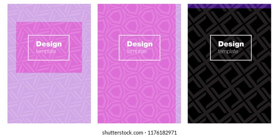 Light Purple, Pink vector background for books. Modern abstract design concept with colorful gradient. Design for cover of books, notepads.