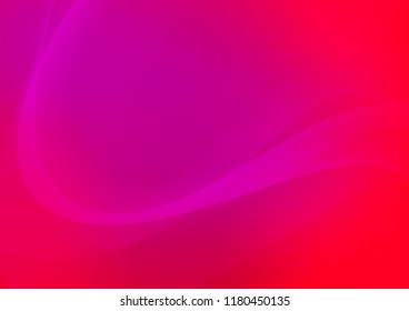 Light Purple, Pink vector background with curved circles. Creative illustration in halftone marble style with gradient. Pattern for your business design.