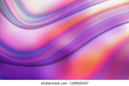 Light Purple, Pink vector background with lava shapes. Shining illustration, which consist of blurred lines, circles. The elegant pattern for brand book.