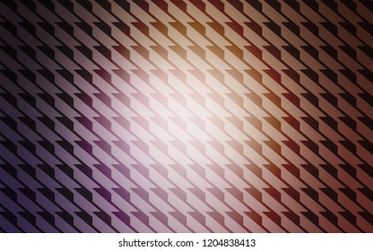 Light Purple, Pink vector background with straight lines. Colorful shining illustration with lines on abstract template. Pattern for ads, posters, banners.