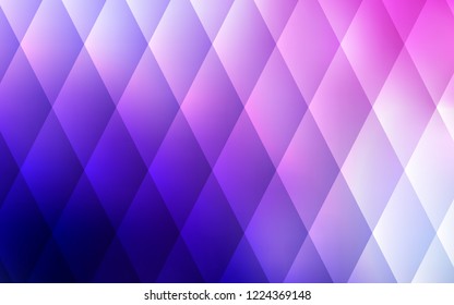 Light Purple, Pink vector background with rectangles. Illustration with set of colorful rectangles. Smart design for your business advert.