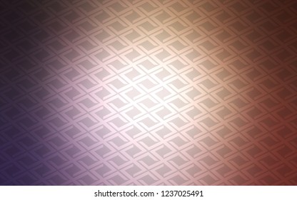 Light Purple, Pink vector background with rectangles. Glitter abstract illustration with rectangular shapes. The template can be used as a background.