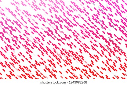 Light Purple, Pink vector background with straight lines. Blurred decorative design in simple style with lines. Pattern for ads, posters, banners.