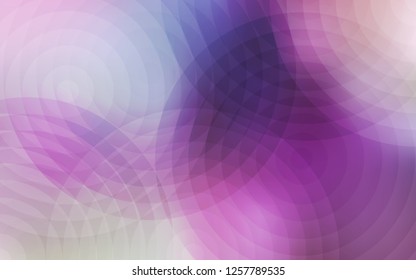 Light Purple, Pink vector background with bubbles. Abstract illustration with colored bubbles in nature style. New design for ad, poster, banner of your website.