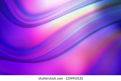 Light Purple, Pink vector background with lamp shapes. Creative illustration in halftone marble style with gradient. Marble design for your web site.