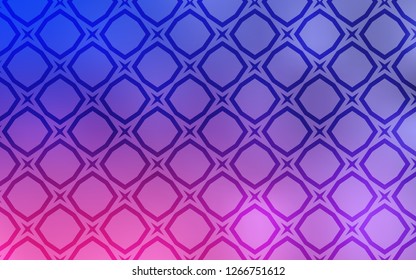 Light Purple, Pink vector background with colored stars. Stars on blurred abstract background with gradient. Smart design for your business advert.