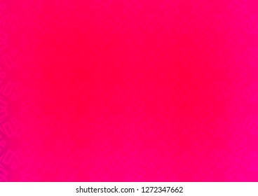 Light Purple, Pink vector background with triangles, rectangles. Glitter abstract illustration with squares, lines. Pattern for commercials.