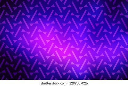 Light Purple, Pink vector background with triangles, lines. Illustration with set of colorful triangles, lines. Smart design for your adverts.