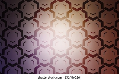 Light Purple, Pink vector background with wry lines. Glitter abstract illustration with wry lines. Elegant pattern for a brand book.