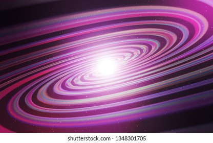 Light Purple, Pink vector background with astronomical stars. Shining colored illustration with bright astronomical stars. Smart design for your business advert.