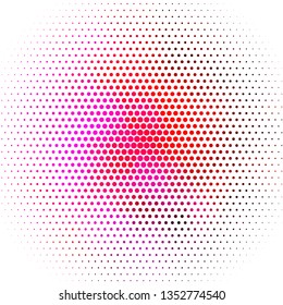 Light Purple, Pink vector background with circles. Abstract colorful disks on simple gradient background. New template for your brand book.