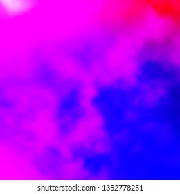 Light Purple, Pink vector background with clouds. Gradient illustration with colorful sky, clouds. Beautiful layout for uidesign.
