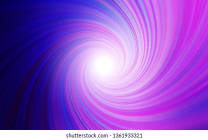 Light Purple, Pink vector background with astronomical stars. Blurred decorative design in simple style with galaxy stars. Pattern for astronomy websites.