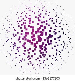 Light Purple, Pink vector background with rectangles. Rectangles with colorful gradient on abstract background. Template for cellphones.