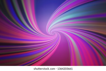 Light Purple, Pink vector background with wry lines. A shining illustration, which consists of curved lines. Abstract design for your web site.