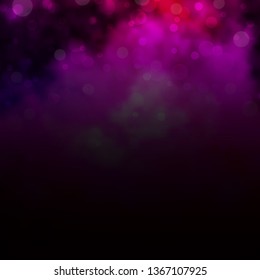 Light Purple, Pink vector background with circles. Illustration with set of shining colorful abstract spheres. Design for your commercials.