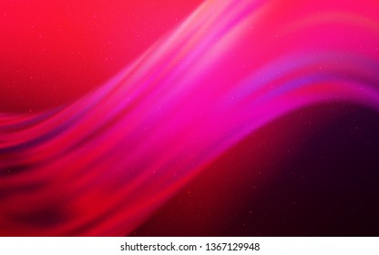 Light Purple, Pink vector background with galaxy stars. Shining colored illustration with bright astronomical stars. Template for cosmic backgrounds.